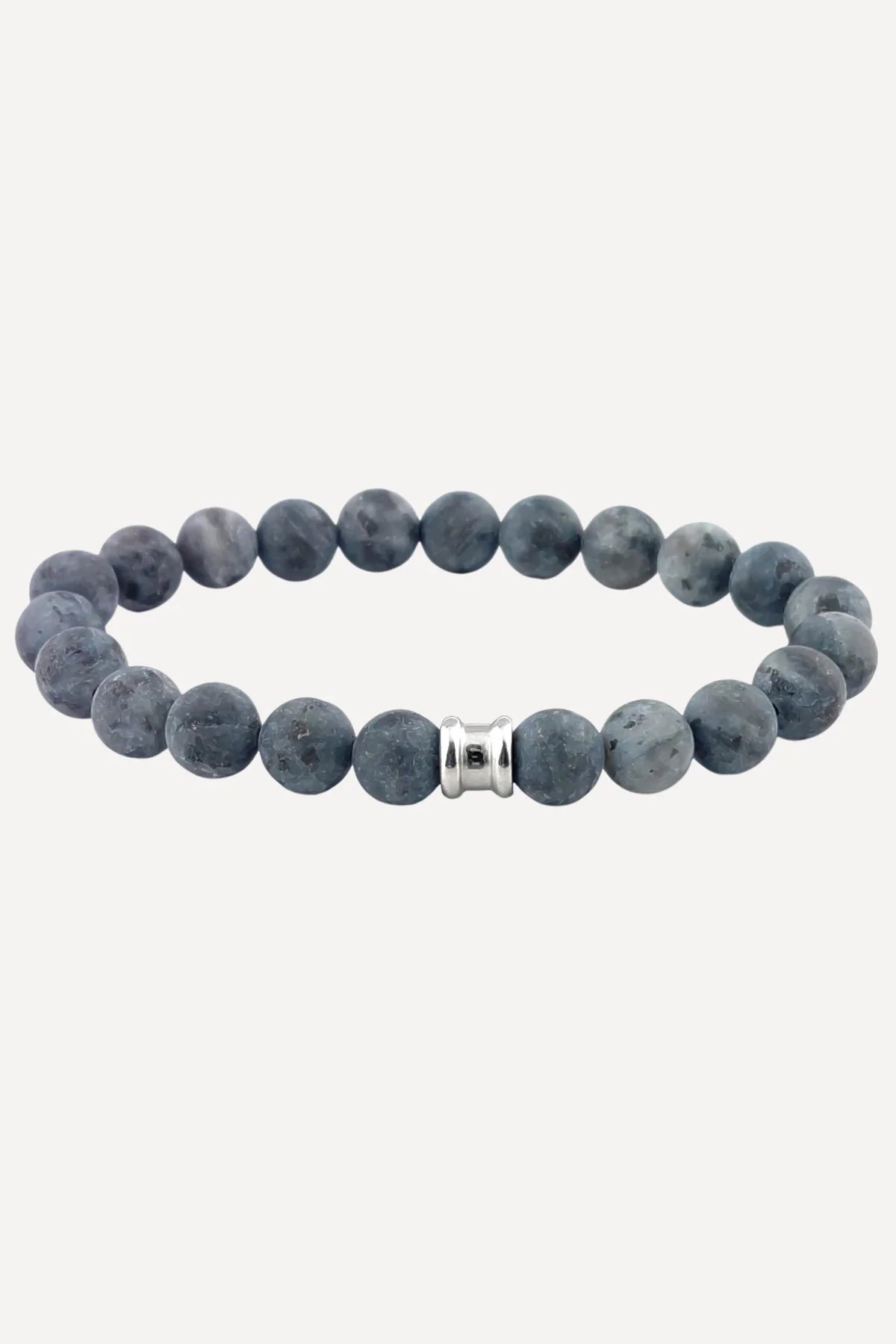Steel&Barnett Herenarmband Stones Basic Matt Lavikite