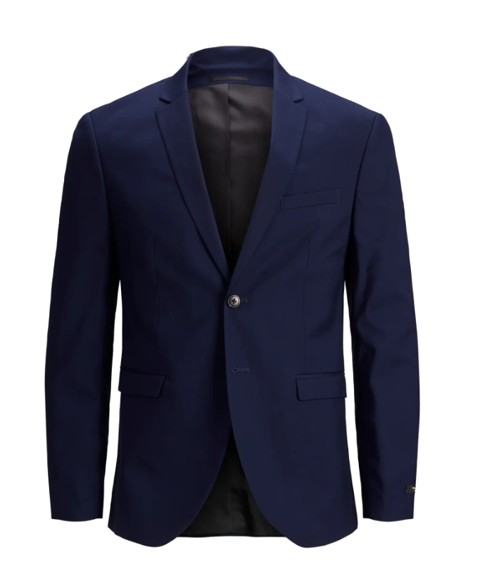 JACK&JONES Heren Blazer Franco Medieval Blauw 