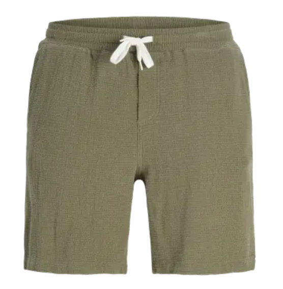 JACK & JONES korte broek coba stripe dusky green 