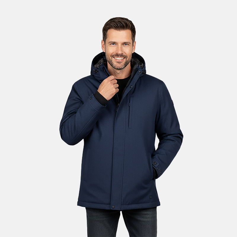 CARS Heren Jas Rodneys Polyester Navy  