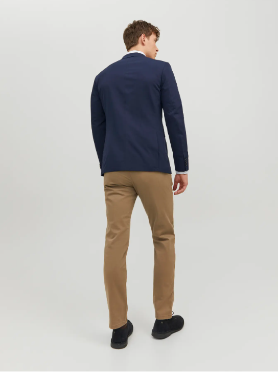 JACK & JONES Heren Blazer Franco Super Slim Donkerblauw - Afbeelding 4
