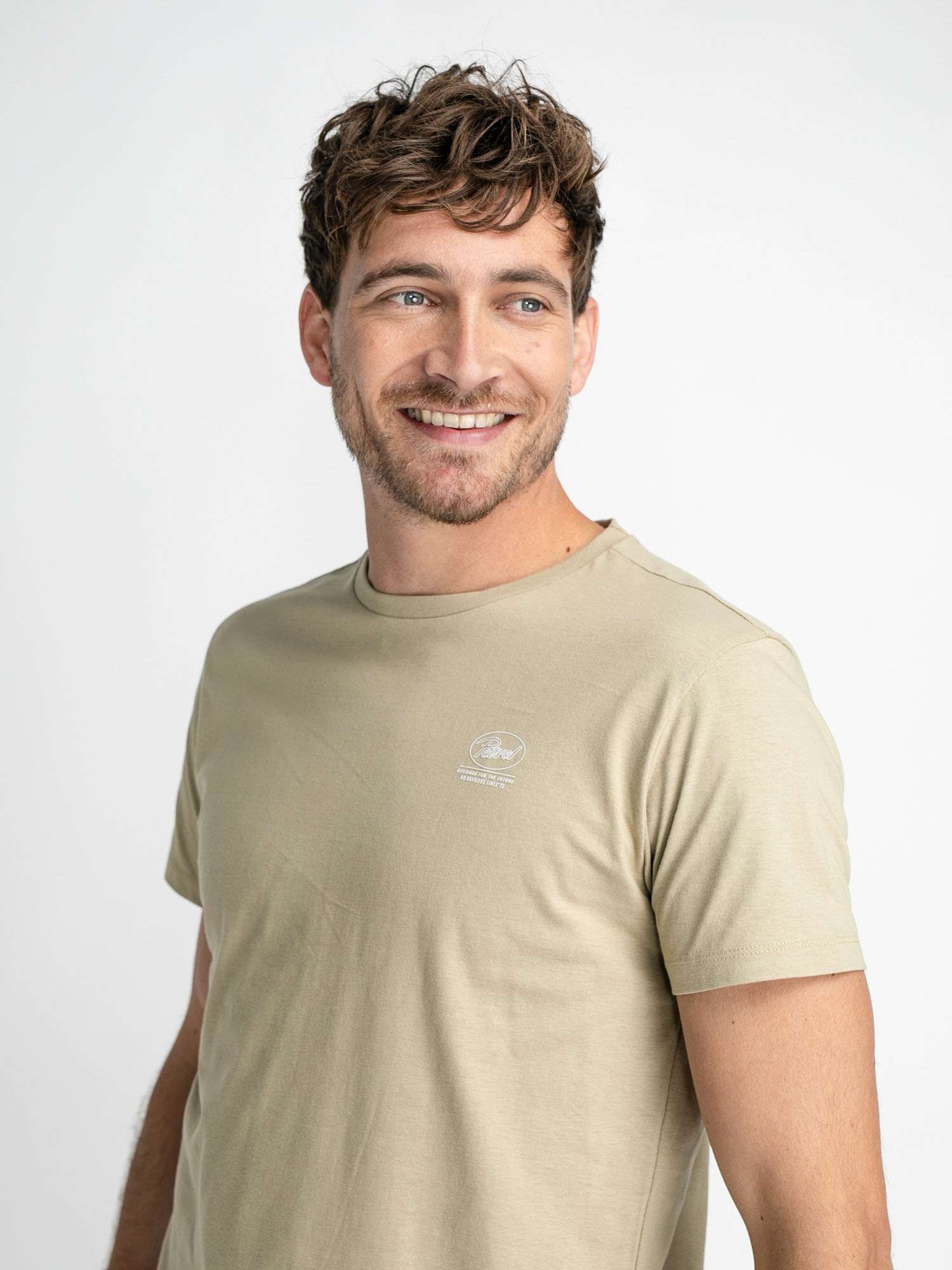 PETROL Heren T-Shirt Met Logo Eucalyptus  - Afbeelding 5