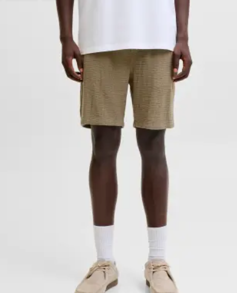 JACK & JONES korte broek coba stripe dusky green  - Afbeelding 3