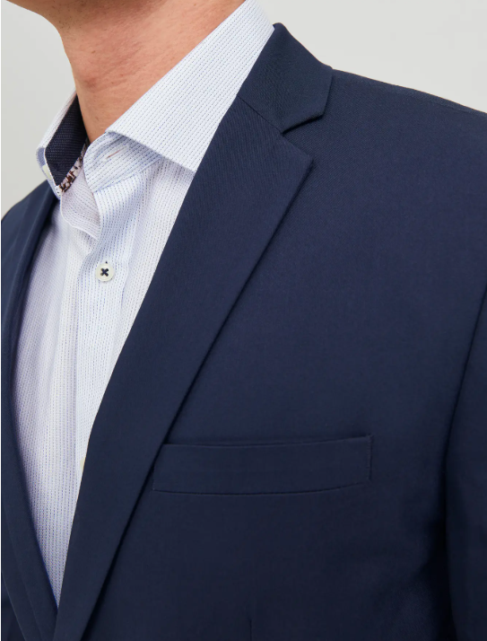 JACK & JONES Heren Blazer Franco Super Slim Donkerblauw - Afbeelding 5