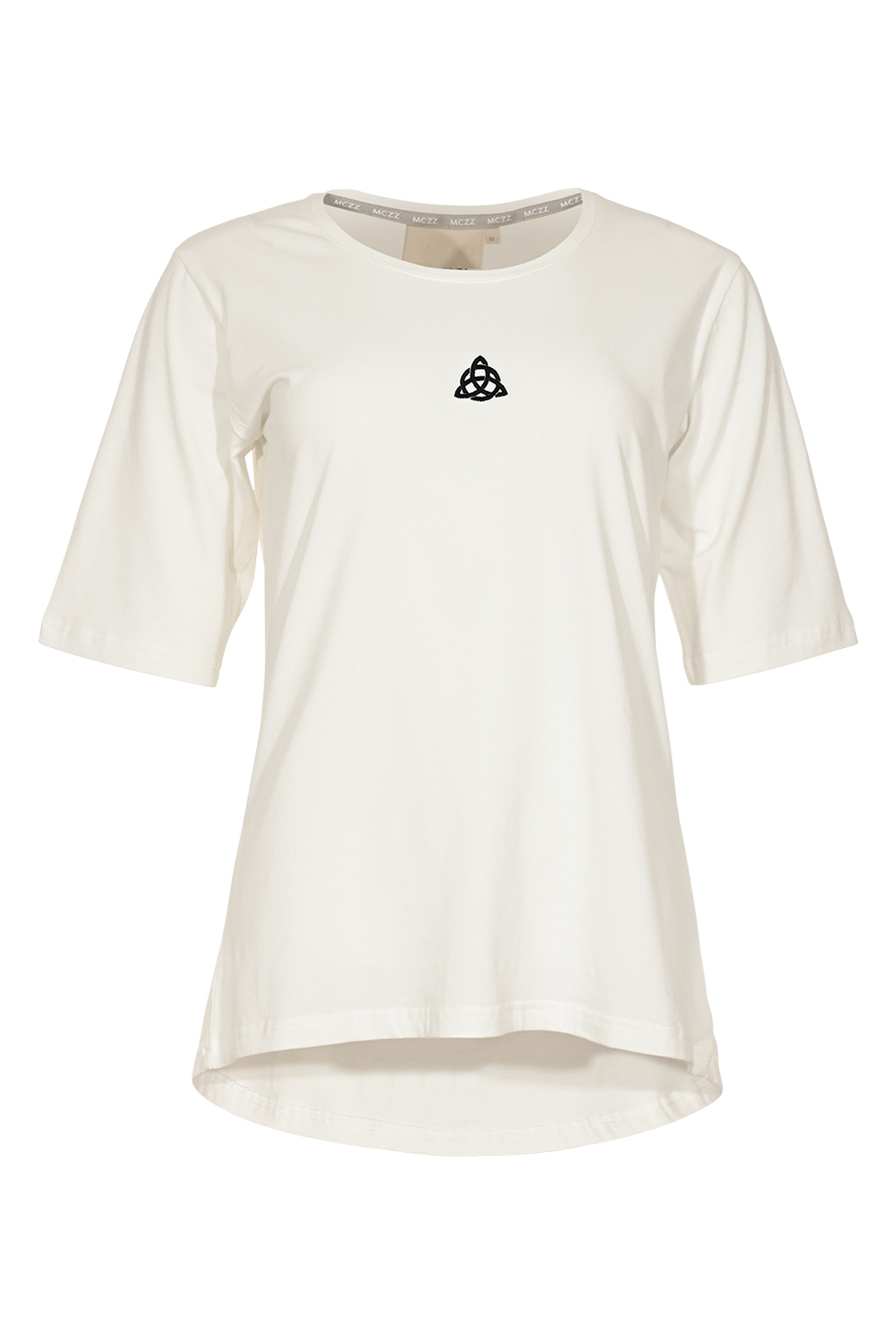 MAICAZZ Dames T-Shirt Sonora Offwhite-Donkerblauw 