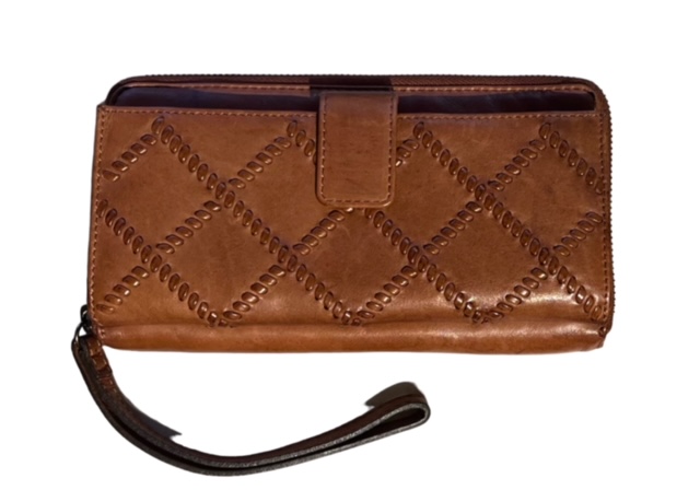 BAG2BAG Portemonnee Tas Pula Bruin