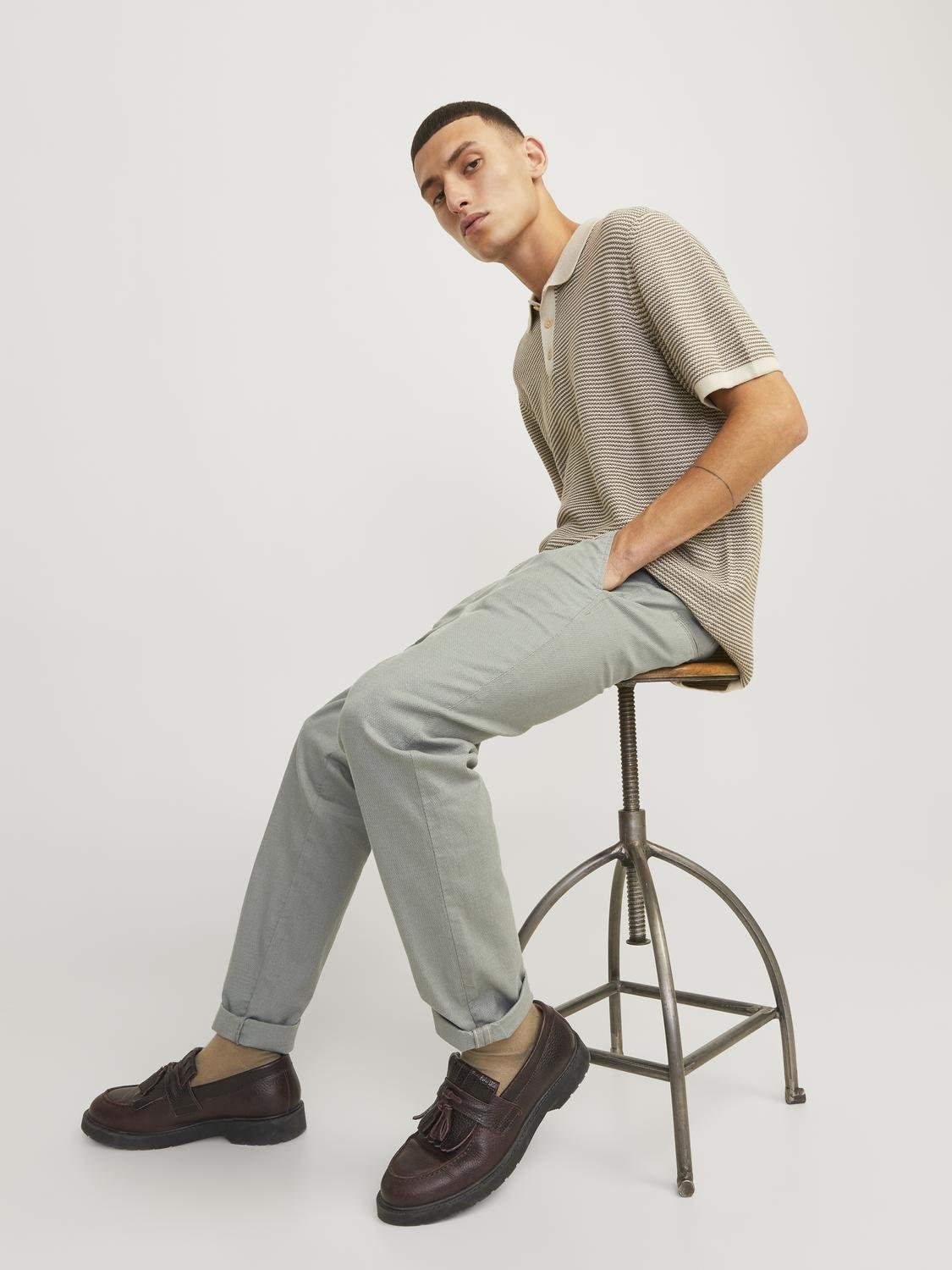 JACK & JONES Chino Herenbroek Marco Agave Groen  - Afbeelding 2