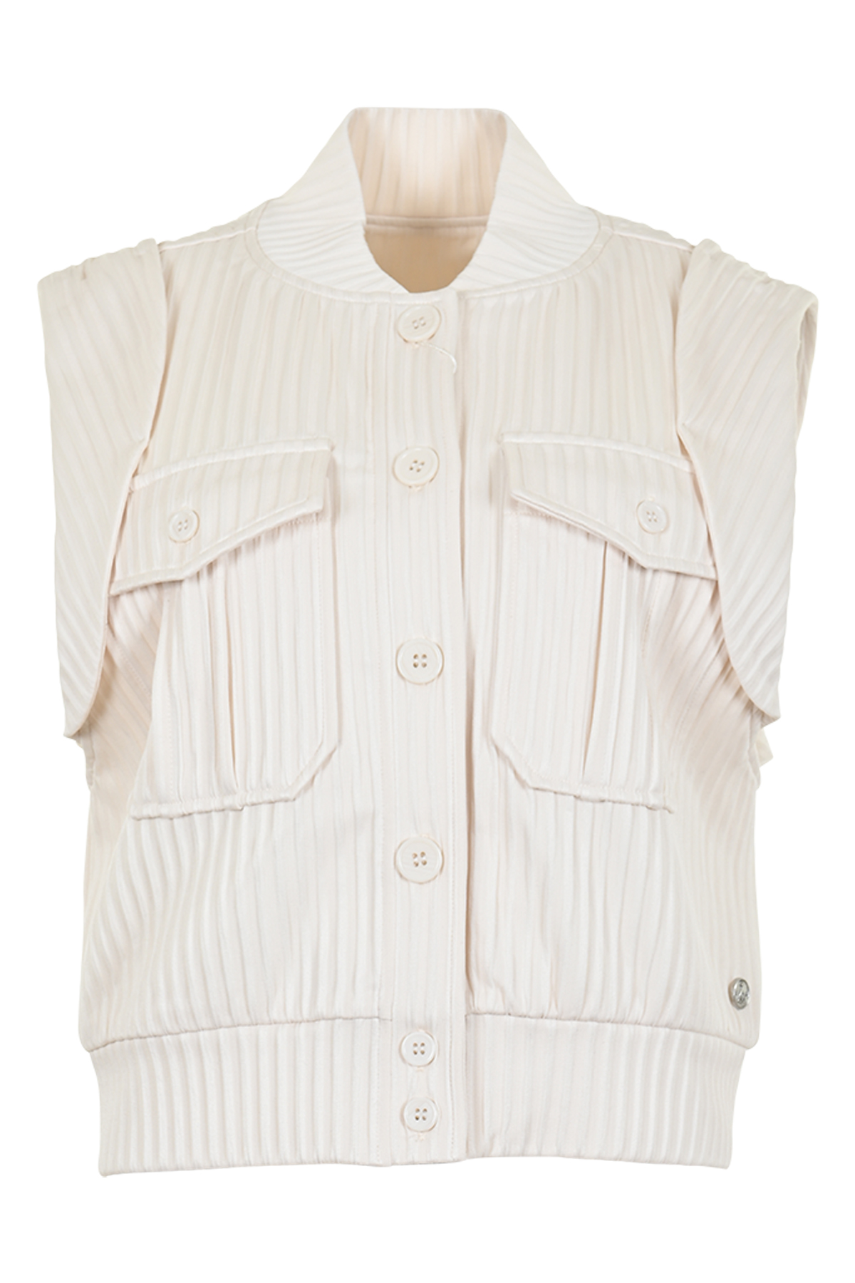 MAICAZZ Dames Gilet Pera Offwhite 