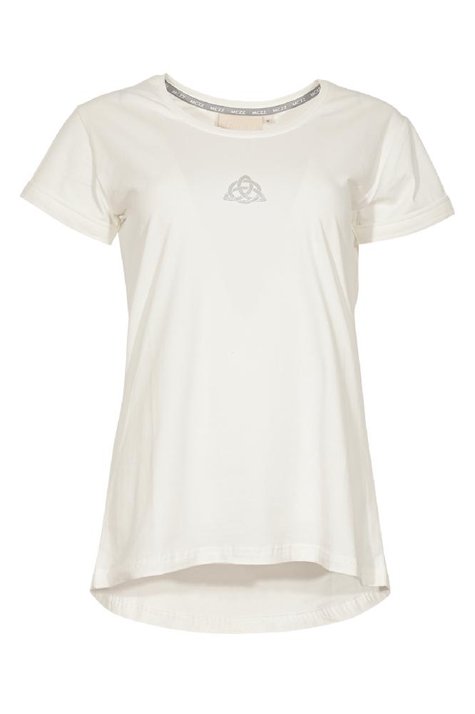 MAICAZZ T-Shirt Nonora Offwhite- Silver