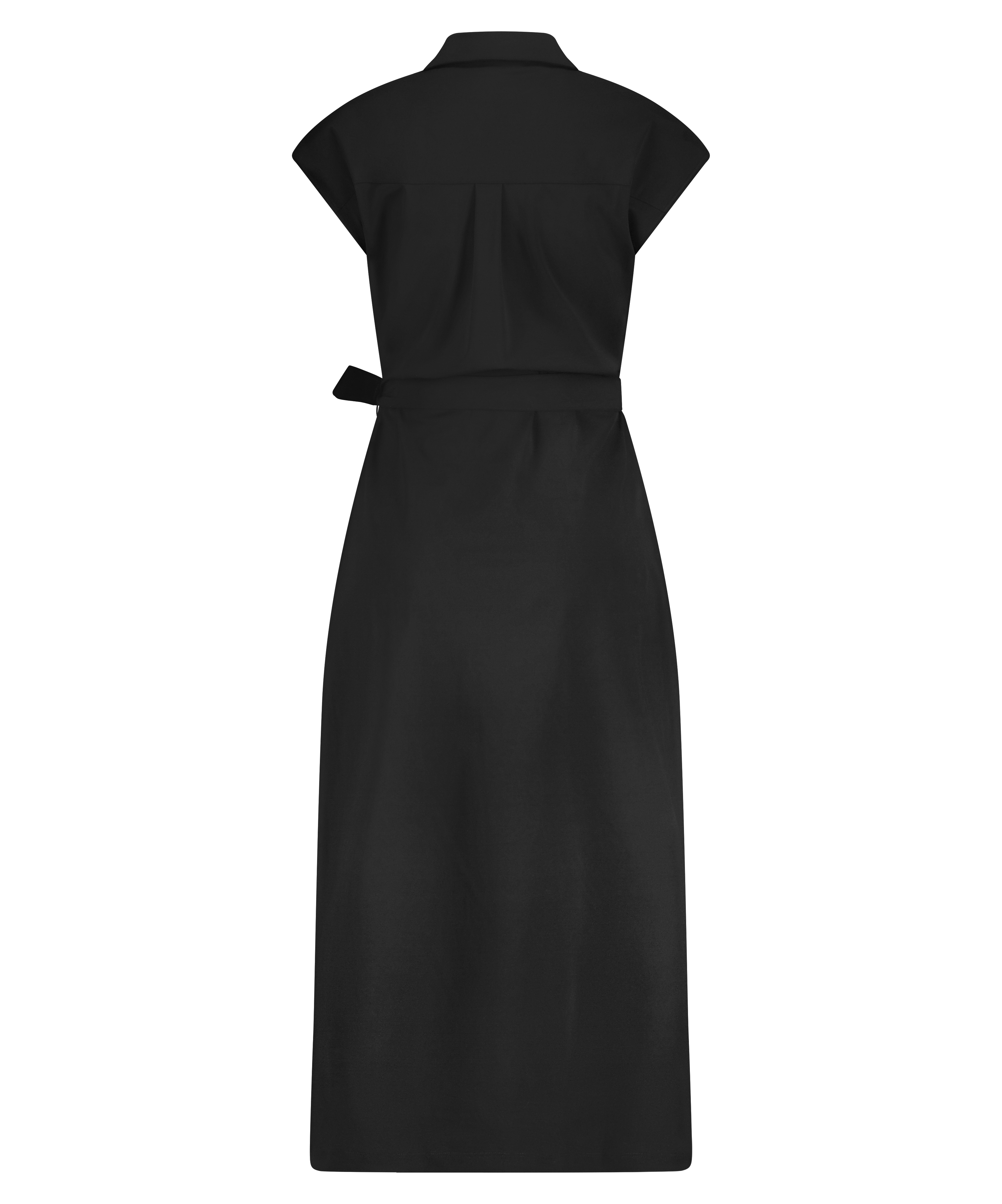 LADY DAY Lange Jurk Ozzy Zwart  - Afbeelding 2