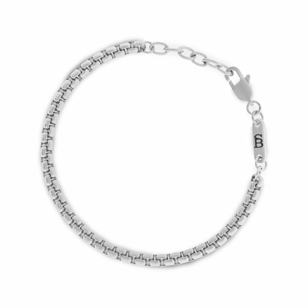 STEEL&BARNETT Heren Armband Boxed Silver 