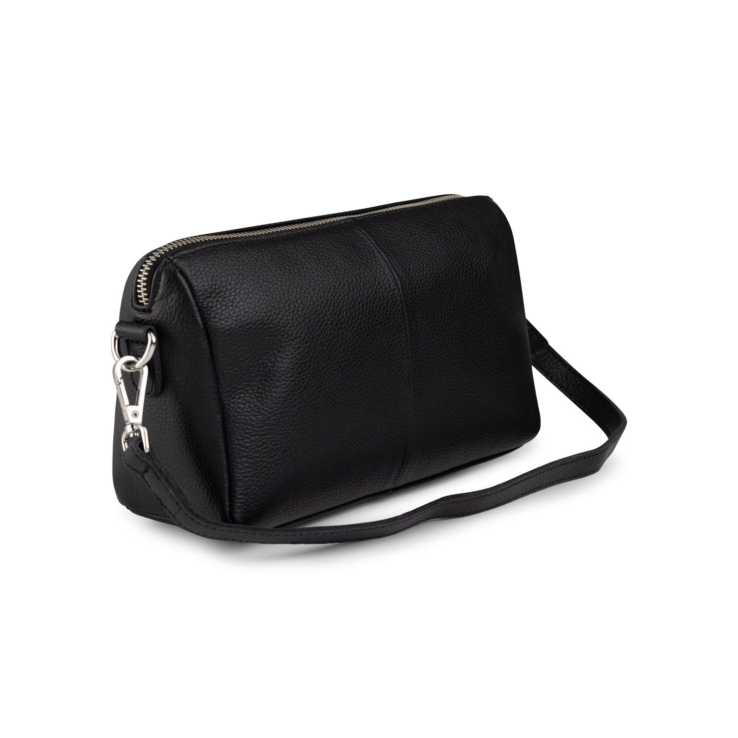 BAG2BAG Tas Nice Leer Zwart Zilver  - Afbeelding 2