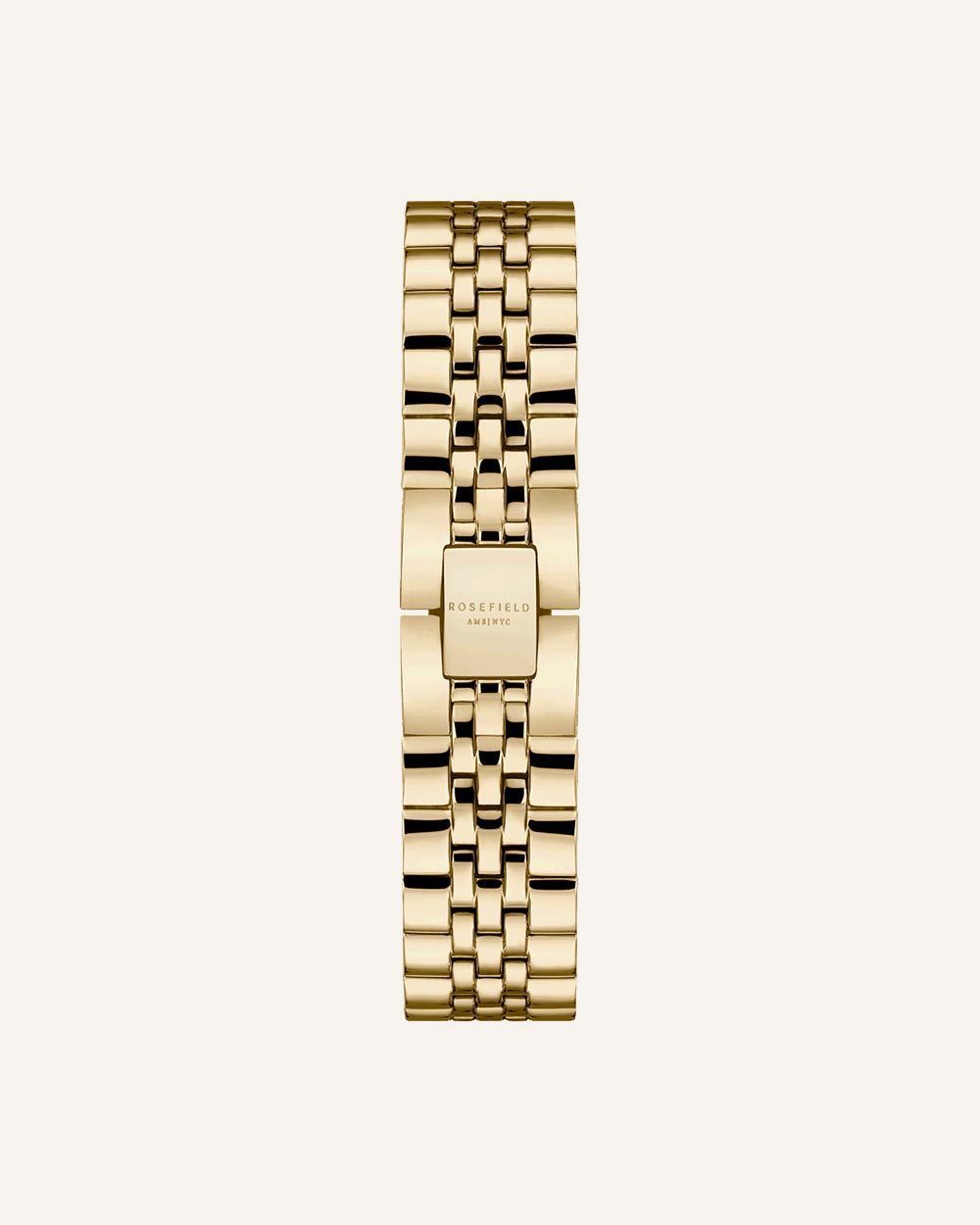 ROSEFIELD Dameshorloge The Boxy XS White-Gold  - Afbeelding 3