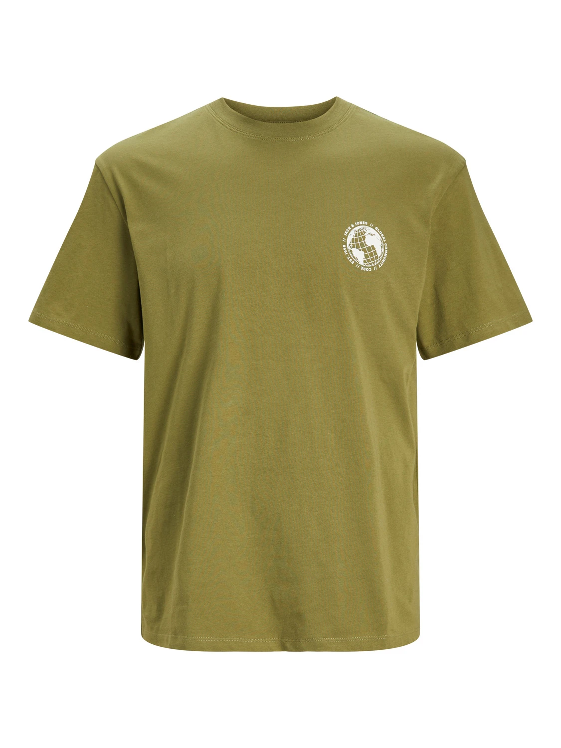 Jack&Jones T-Shirt Filo Backprint Olive Branch 