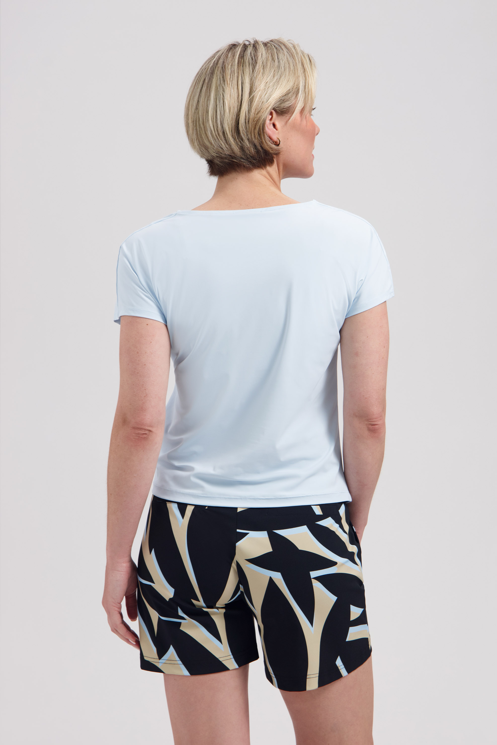 LADY DAY Dames Travel Korte Broek Shorty Leya Print - Afbeelding 2