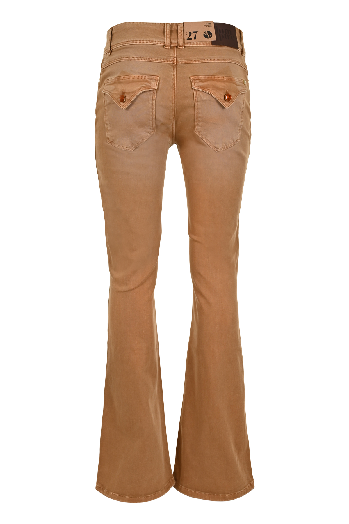 DNM PURE BY ZIZO Broek Flynn Flap Camel  - Afbeelding 2