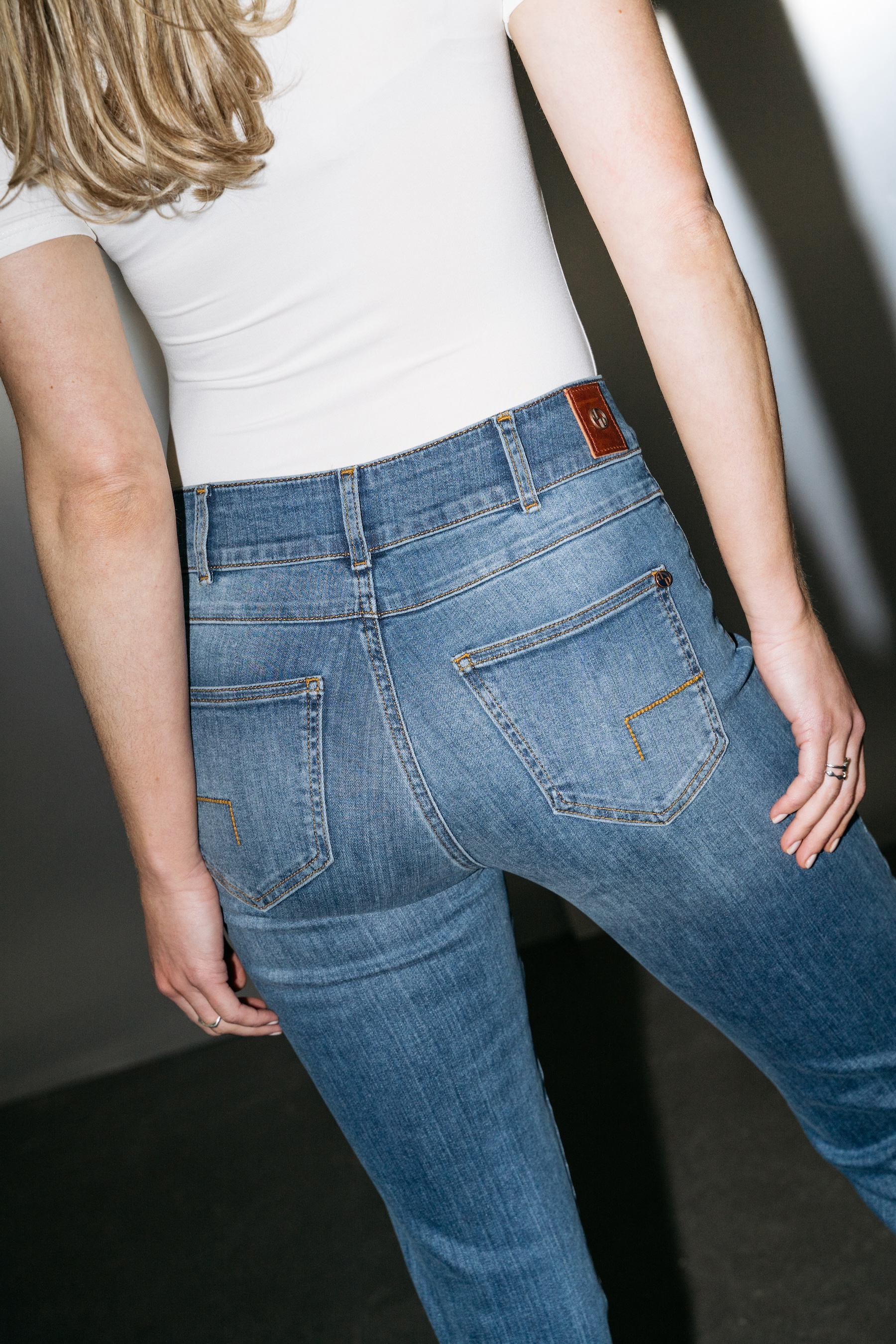 DNM PURE BY ZIZO Jeans Flynn Buttons Spring Blue - Afbeelding 3