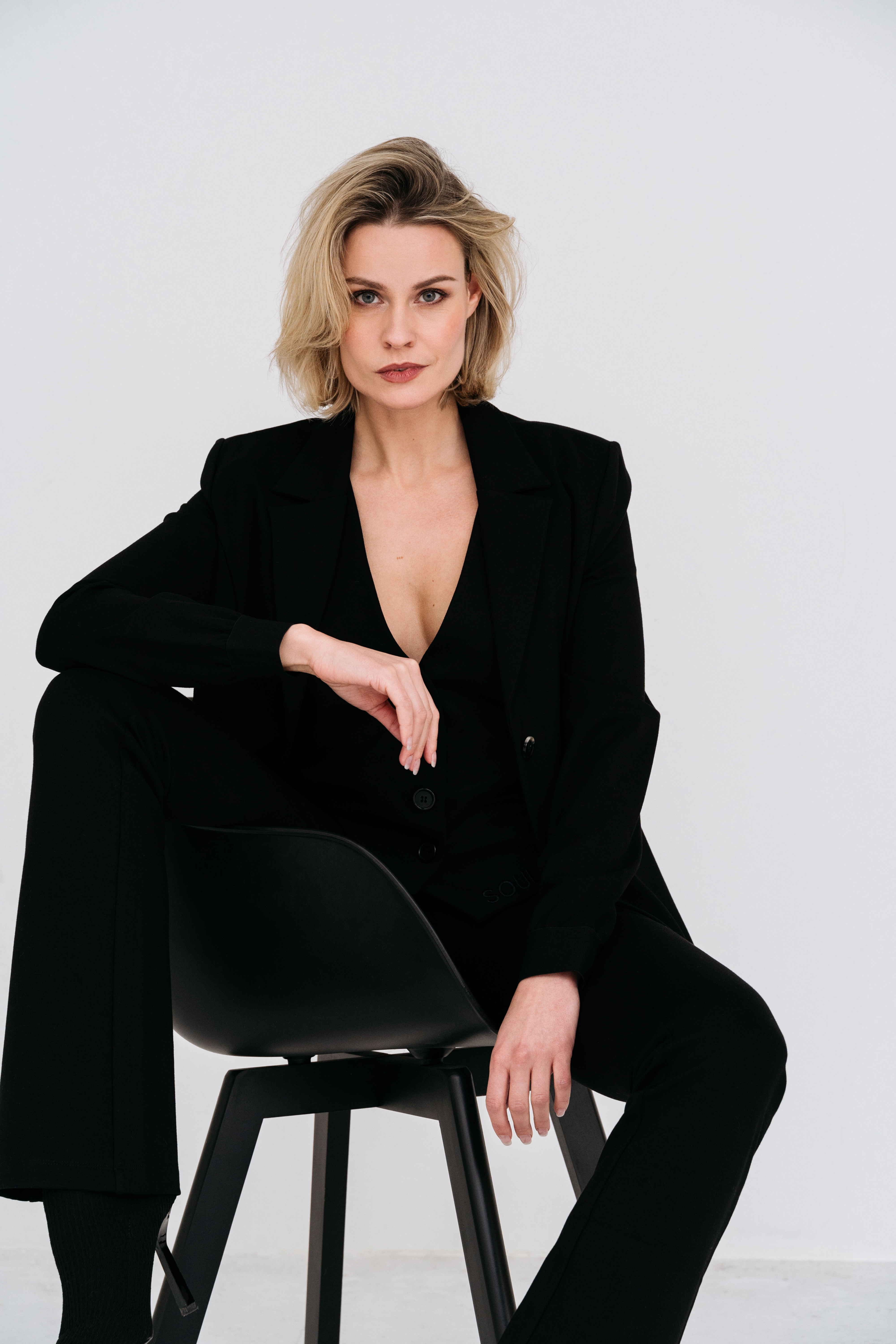 PURE BY ZIZO Dames Blazer Sila Black  - Afbeelding 4