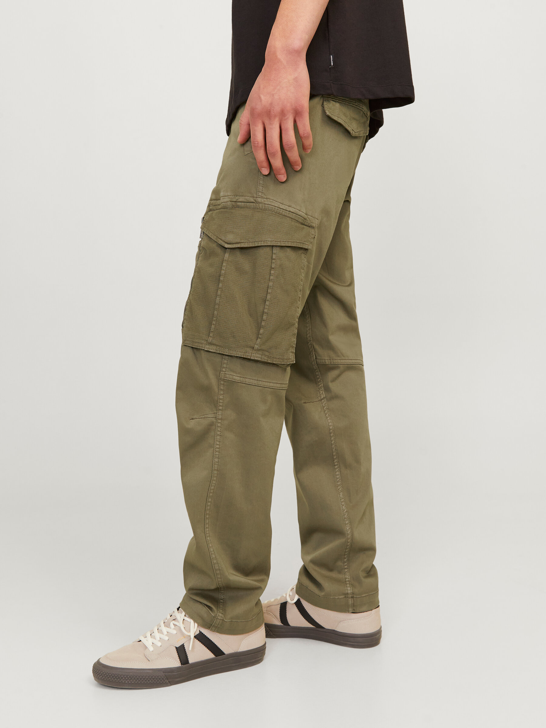 JACK&JONES Cargobroek Kane Cruise Elmwood Beige  - Afbeelding 7