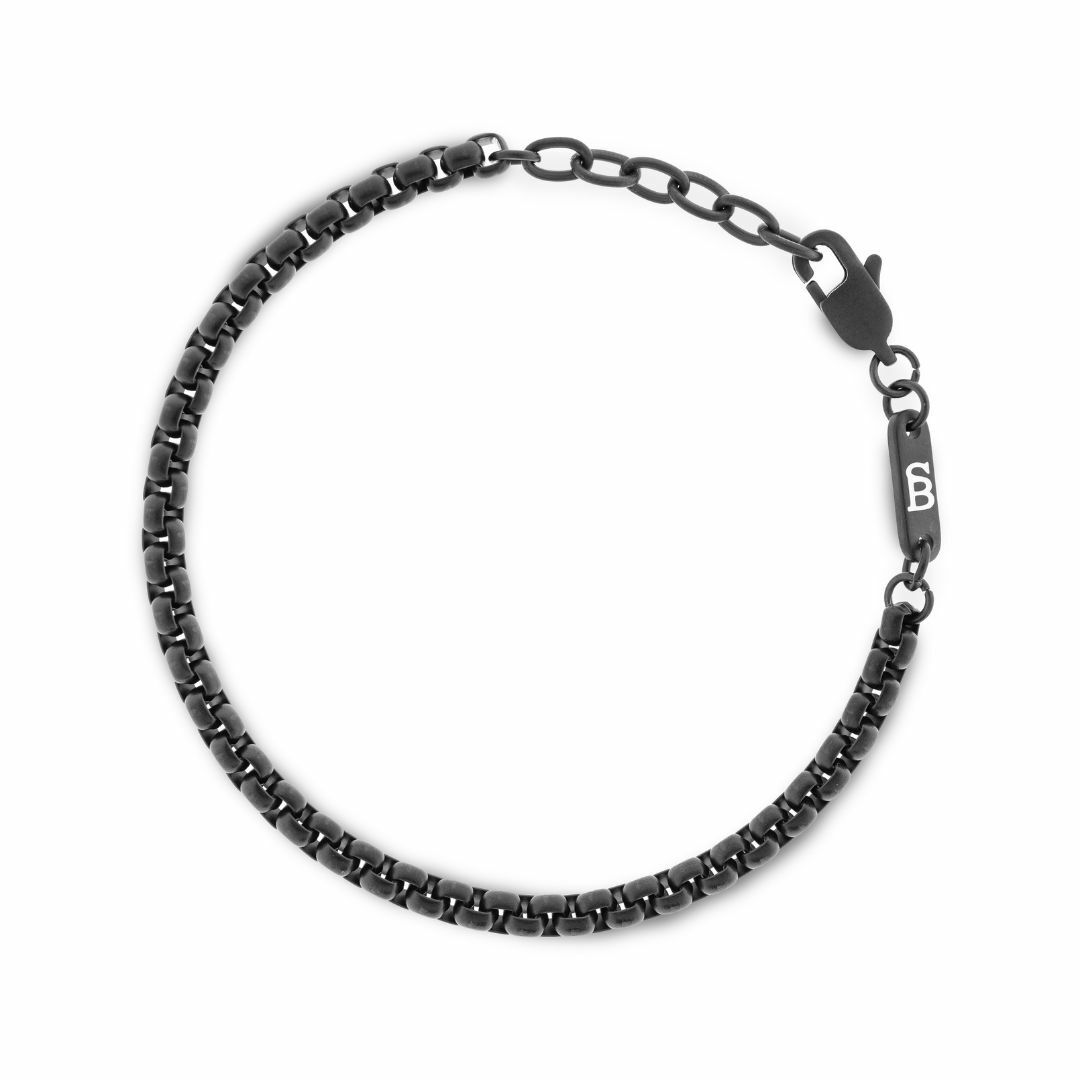 STEEL&BARNETT Heren Armband Boxed Black 