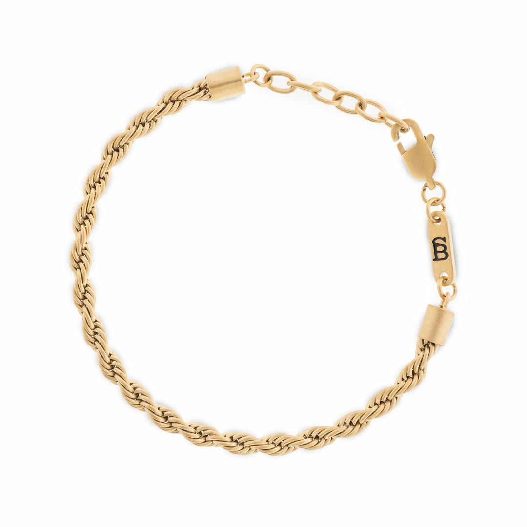 STEEL&BARNETT Heren Armband Helix Gold 