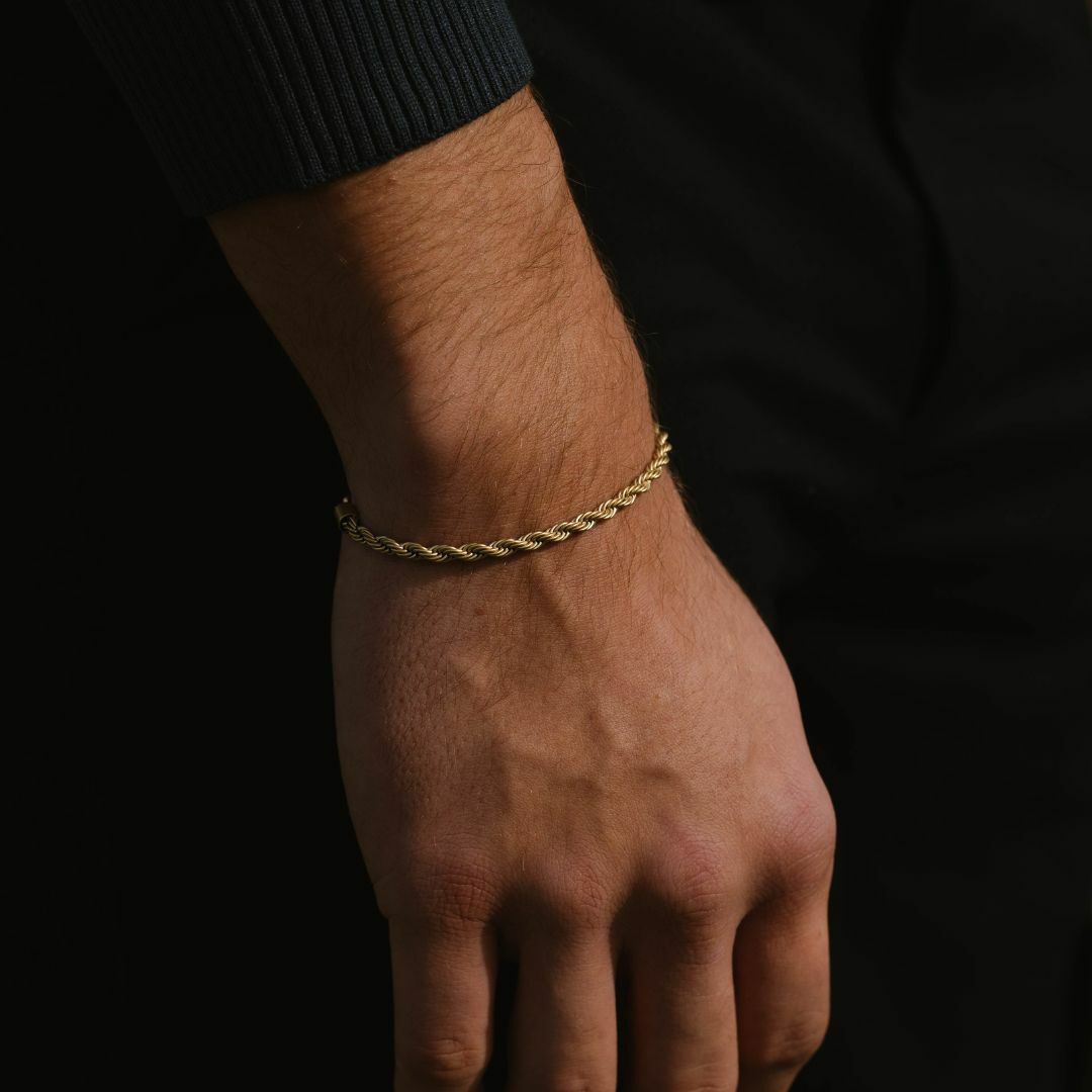STEEL&BARNETT Heren Armband Helix Gold  - Afbeelding 2