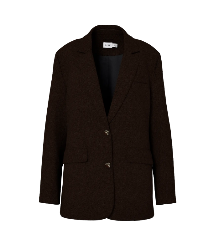 HYPEDROP Dames Blazer Rose Donkerbruin  - Afbeelding 2