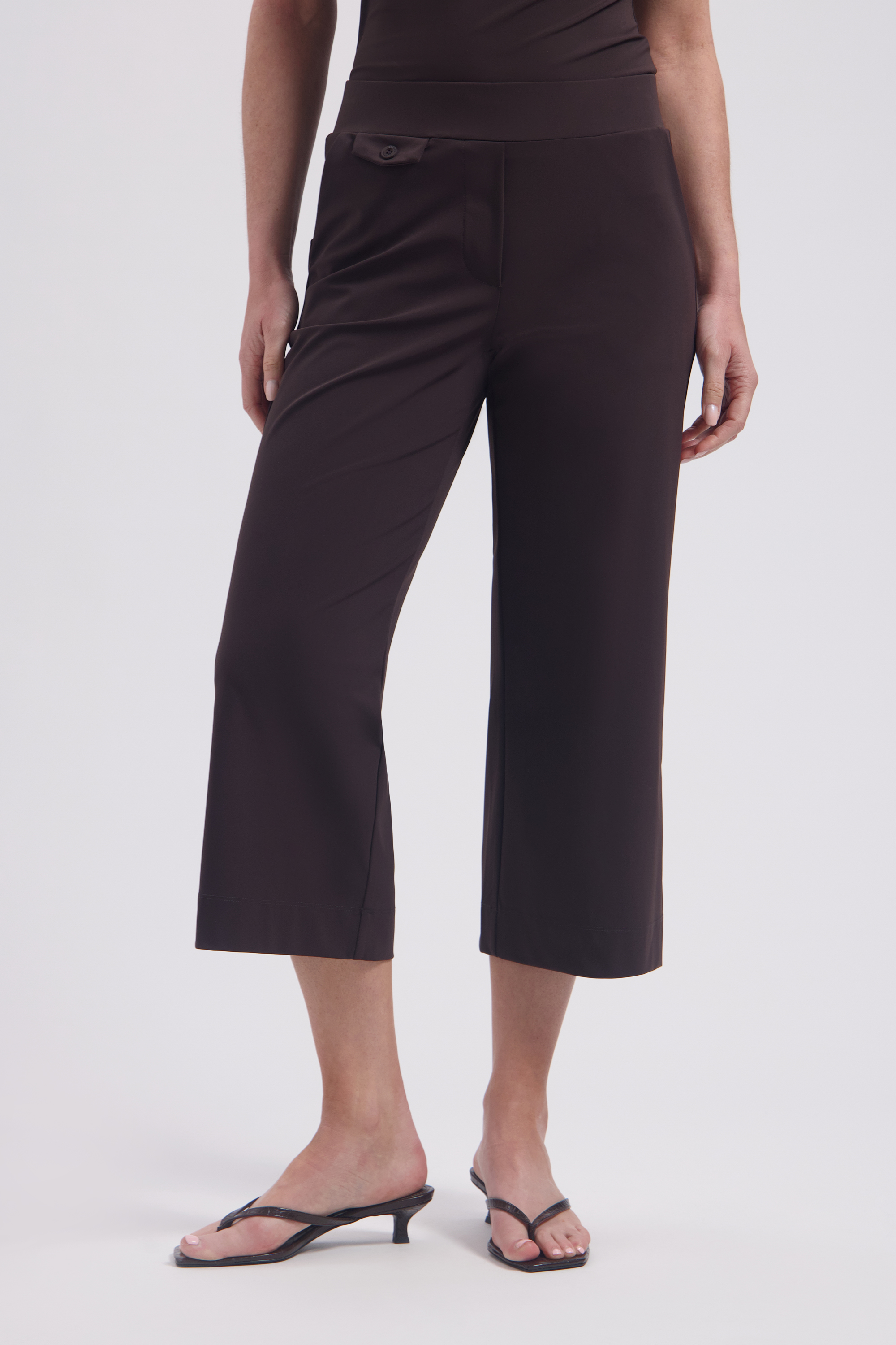 LADY DAY Dames Broek Micky Dark Brown