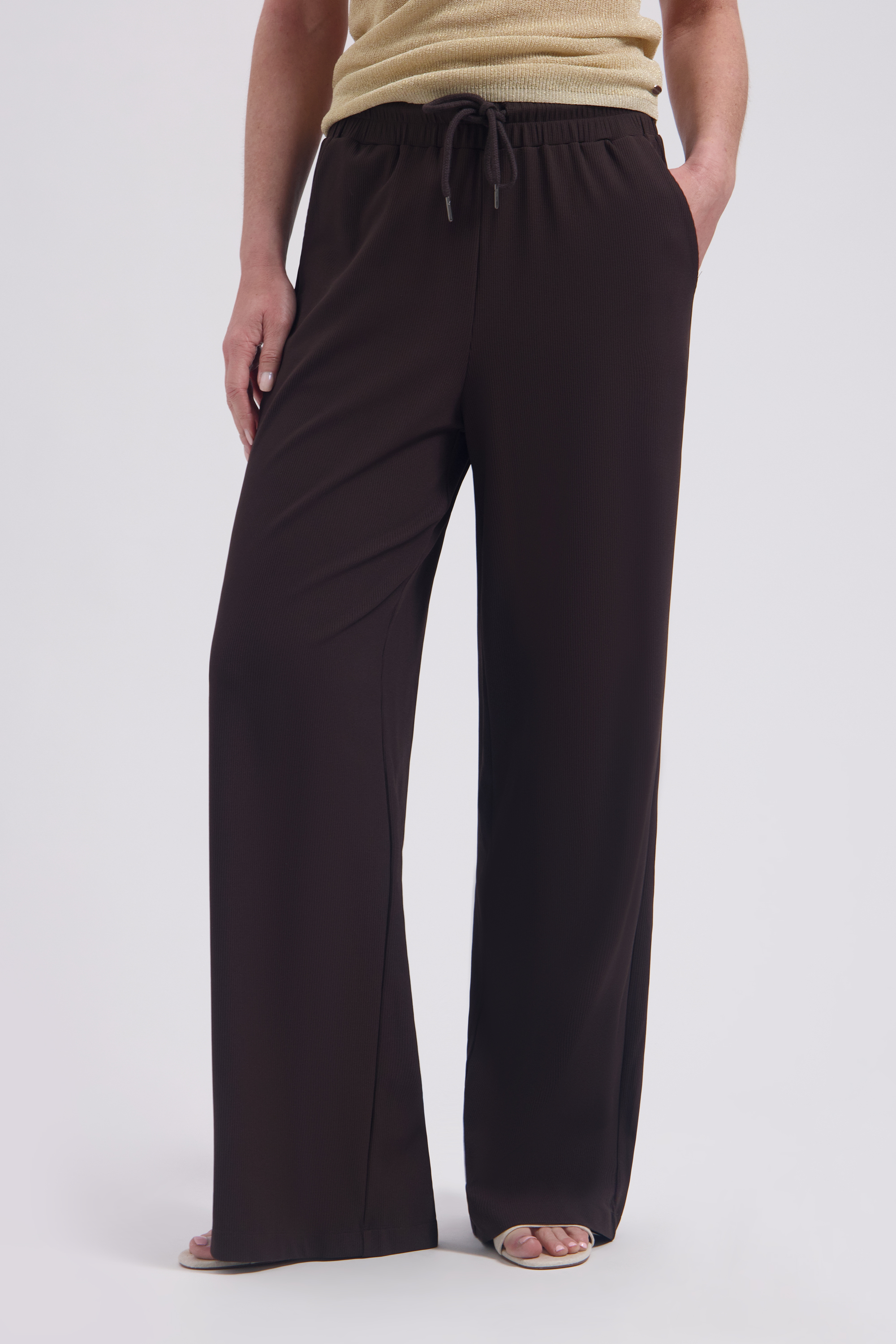 LADY DAY Dames Broek Vinnie Dark Brown