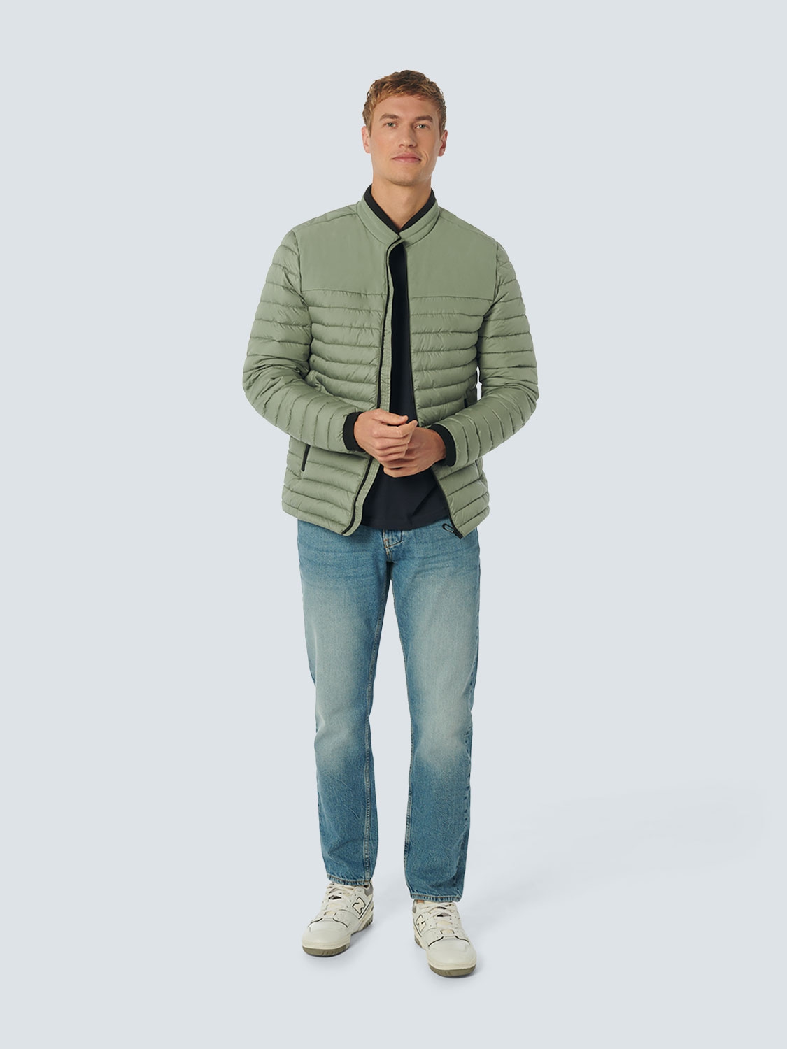 NO EXCESS Tussenjas Light Army Groen - Afbeelding 4