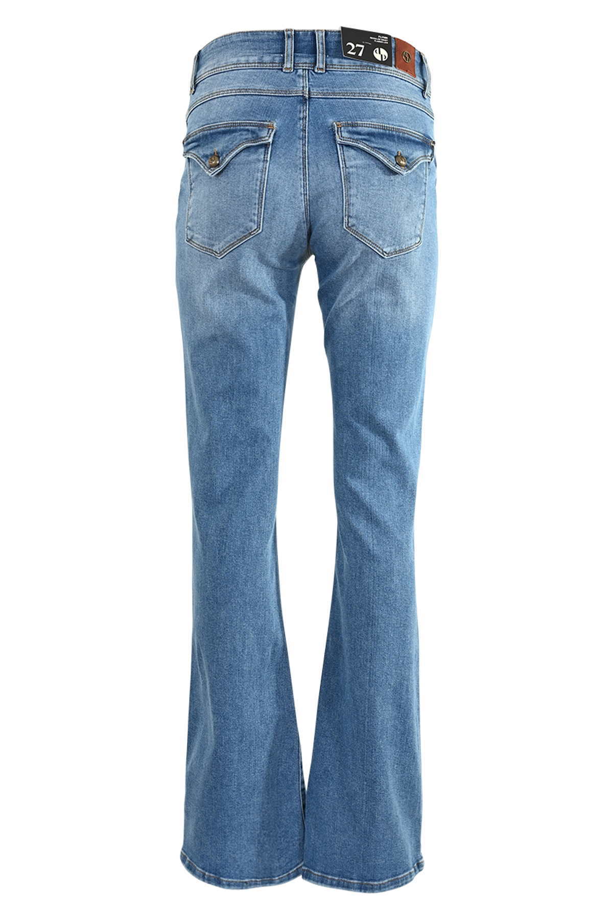 DNM PURE Spijkerbroek Flynn Flap Leff Blue  - Afbeelding 2