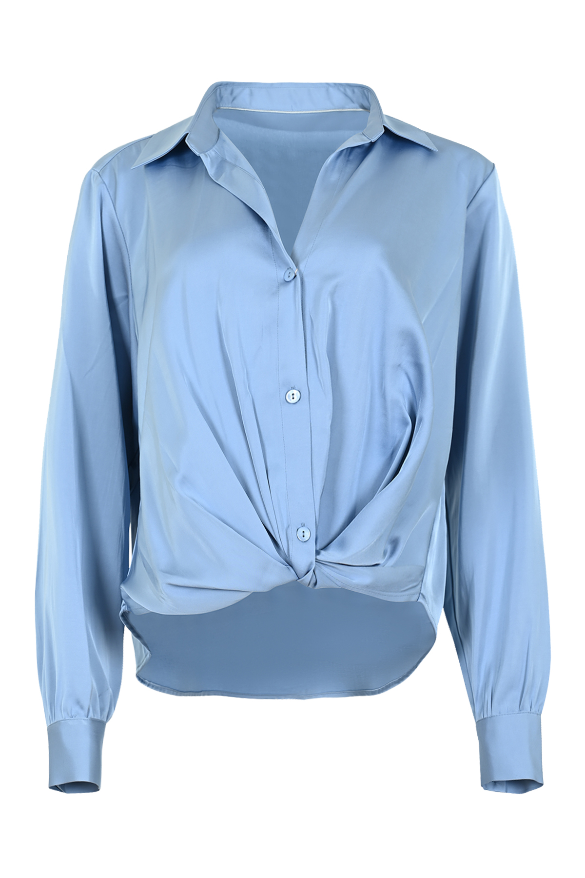MAICAZZ Dames Blouse Pacey Lichtblauw - Afbeelding 2