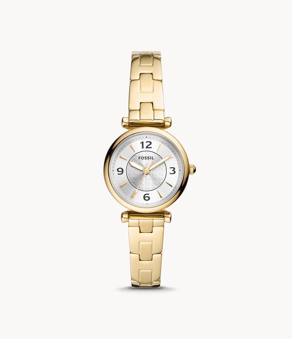 Fossil Dameshorloge Carlie ES5203 Goud 