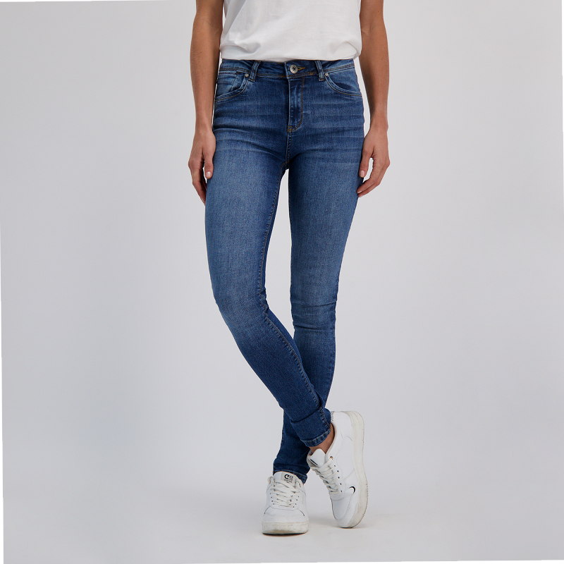 CARS Spijkerbroek Nancy Skinny Den Stone Used 