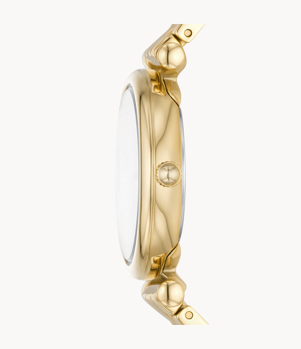 Fossil Dameshorloge Carlie ES5203 Goud  - Afbeelding 4
