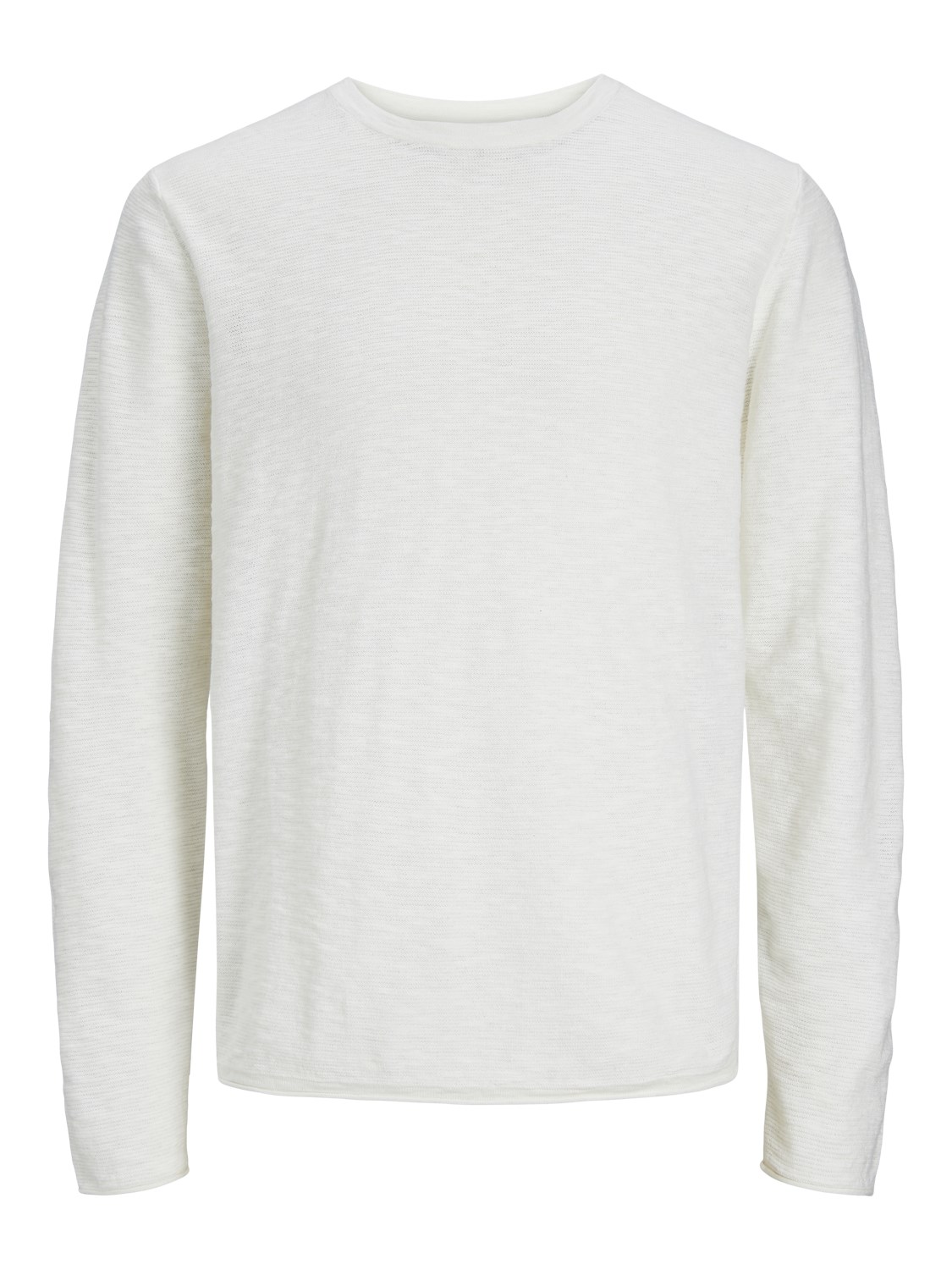 JACK & JONES Heren Trui Linnen Offwhite