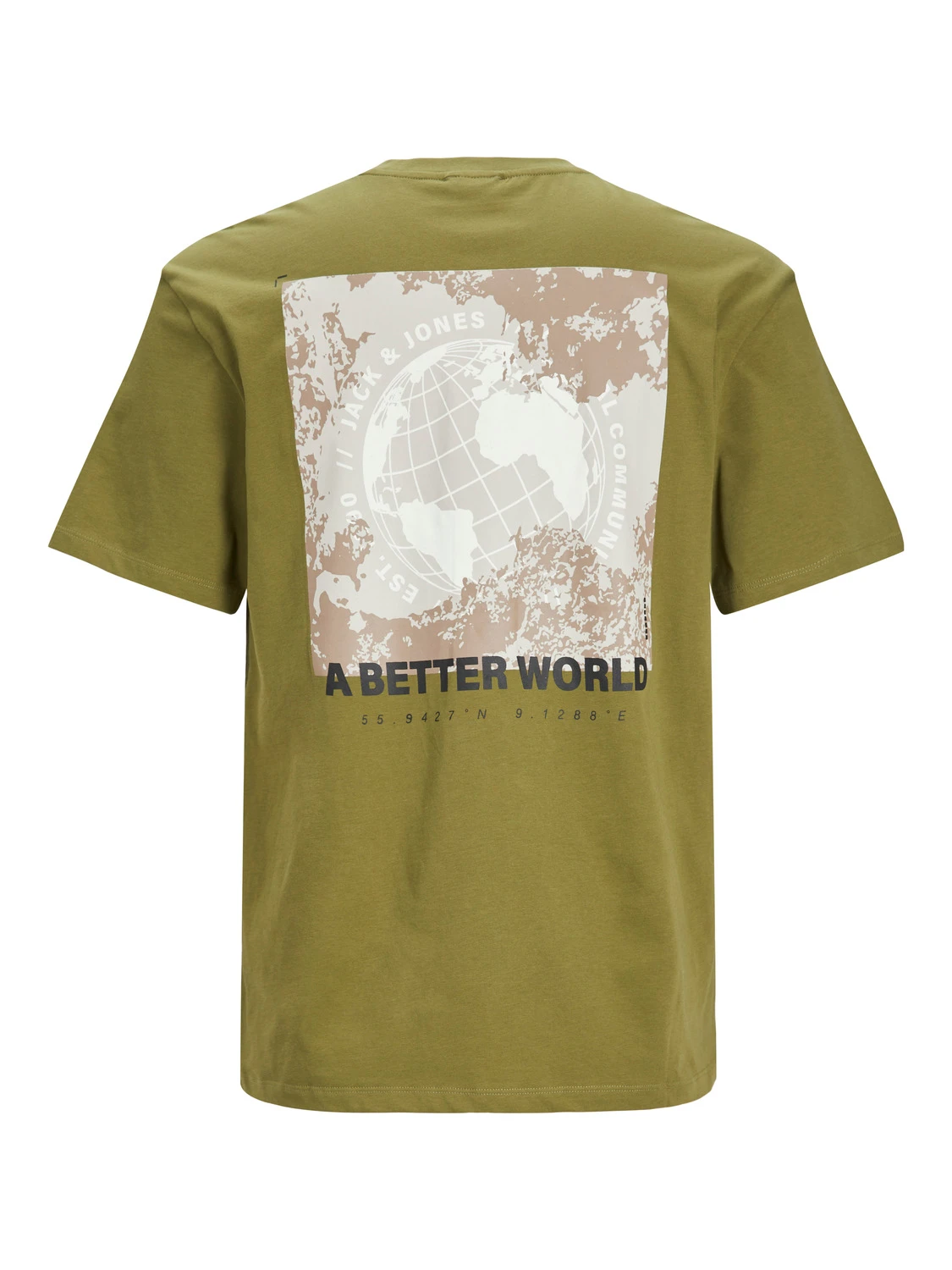 Jack&Jones T-Shirt Filo Backprint Olive Branch  - Afbeelding 2