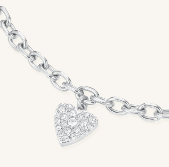 ROSEFIELD Dames Armband Chunky Heart Zilver  - Afbeelding 3