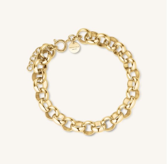 ROSEFIELD Dames Armband Chunky Goudkleur