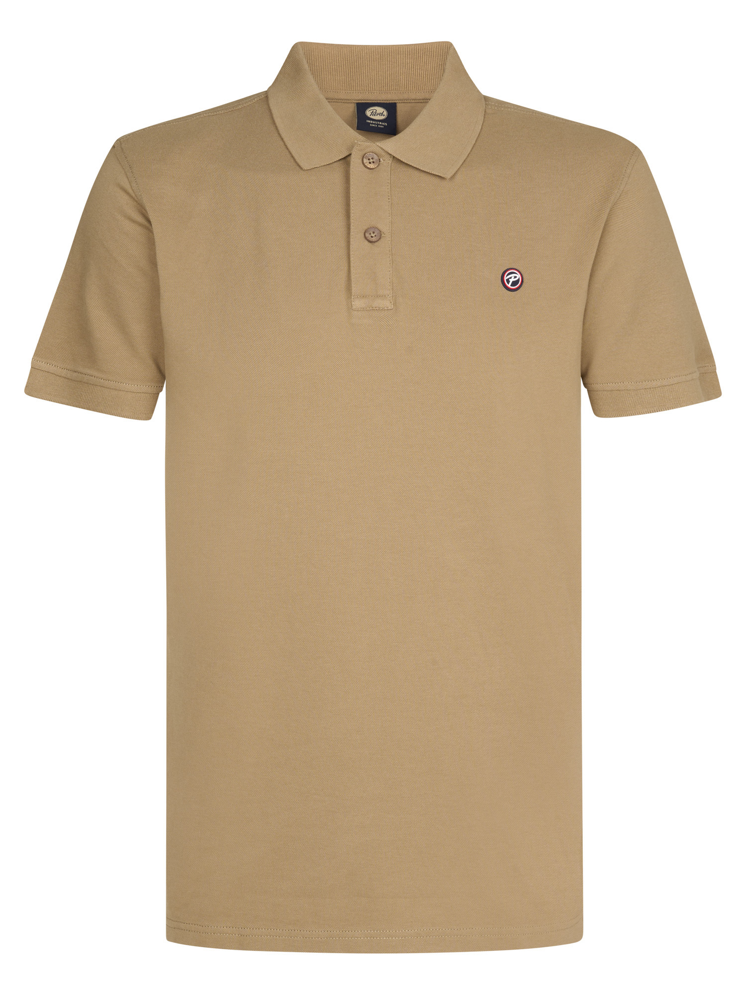 PETROL Heren Poloshirt Essential Beige 