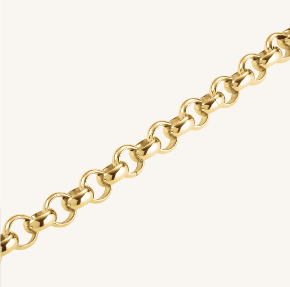 ROSEFIELD Dames Armband Chunky Goudkleur - Afbeelding 2