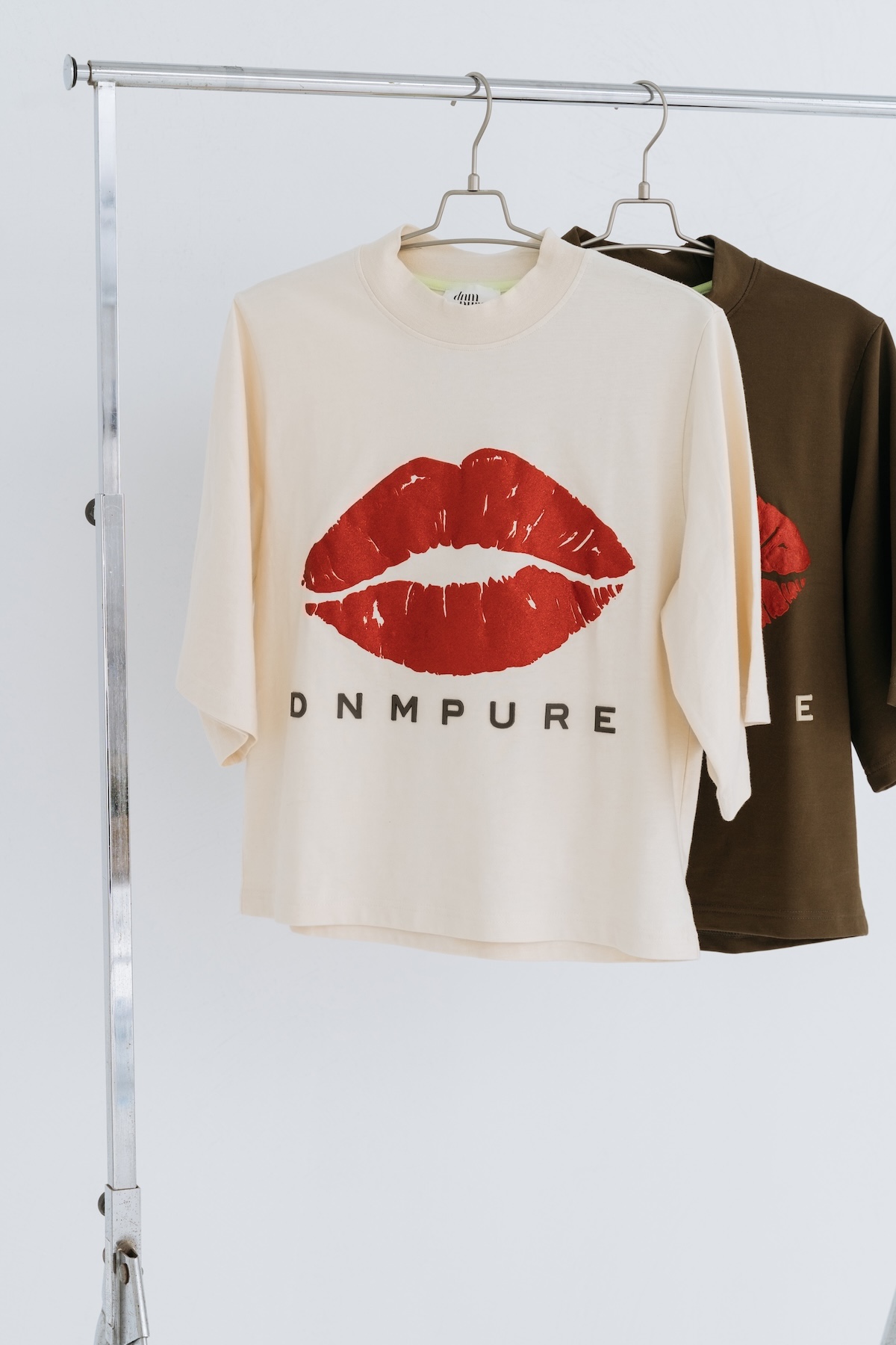 DNM PURE Dames Shirt Brenda Lips Offwhite  - Afbeelding 3