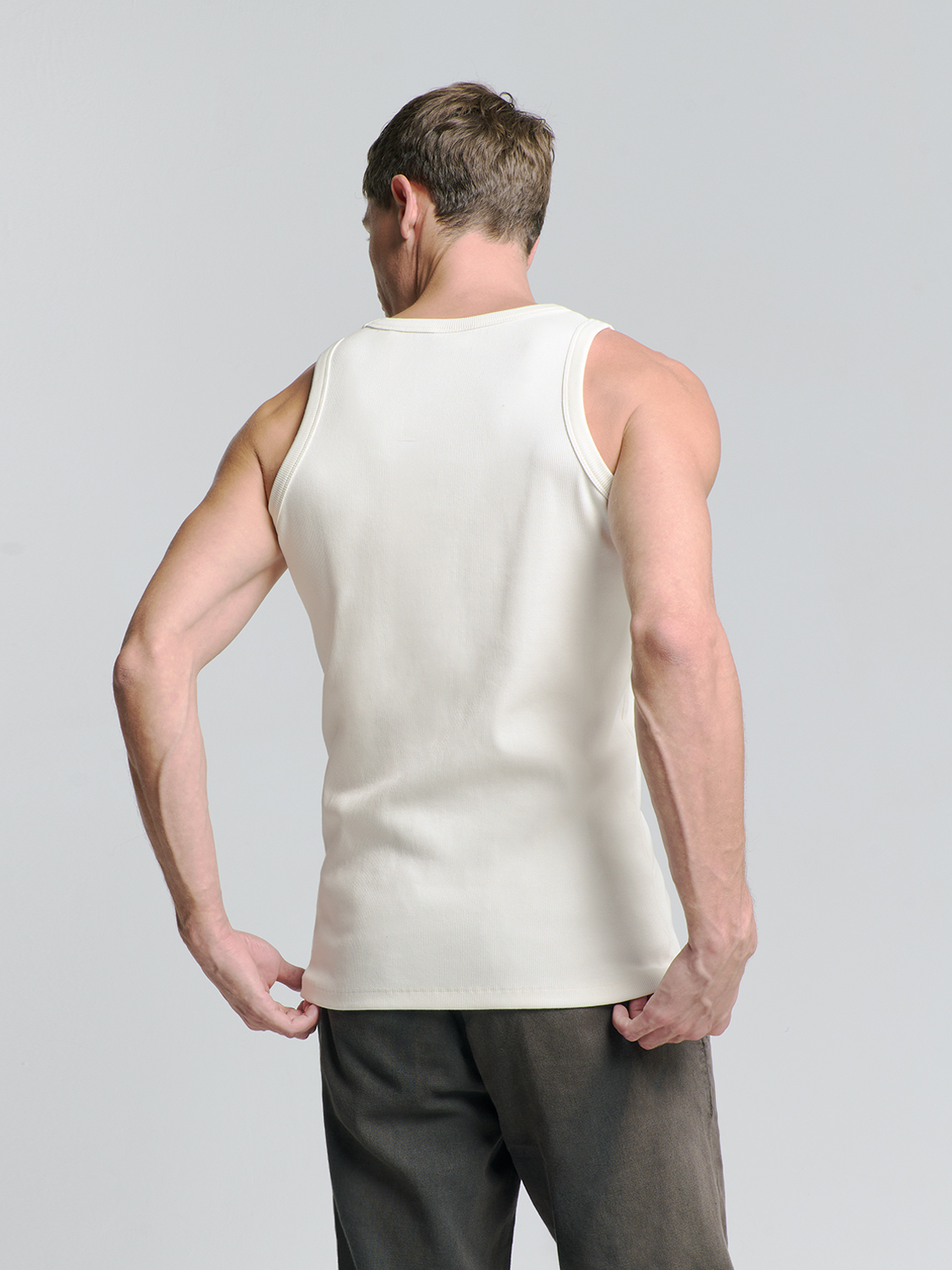 NO EXCESS Hemdje Rib Offwhite  - Afbeelding 2