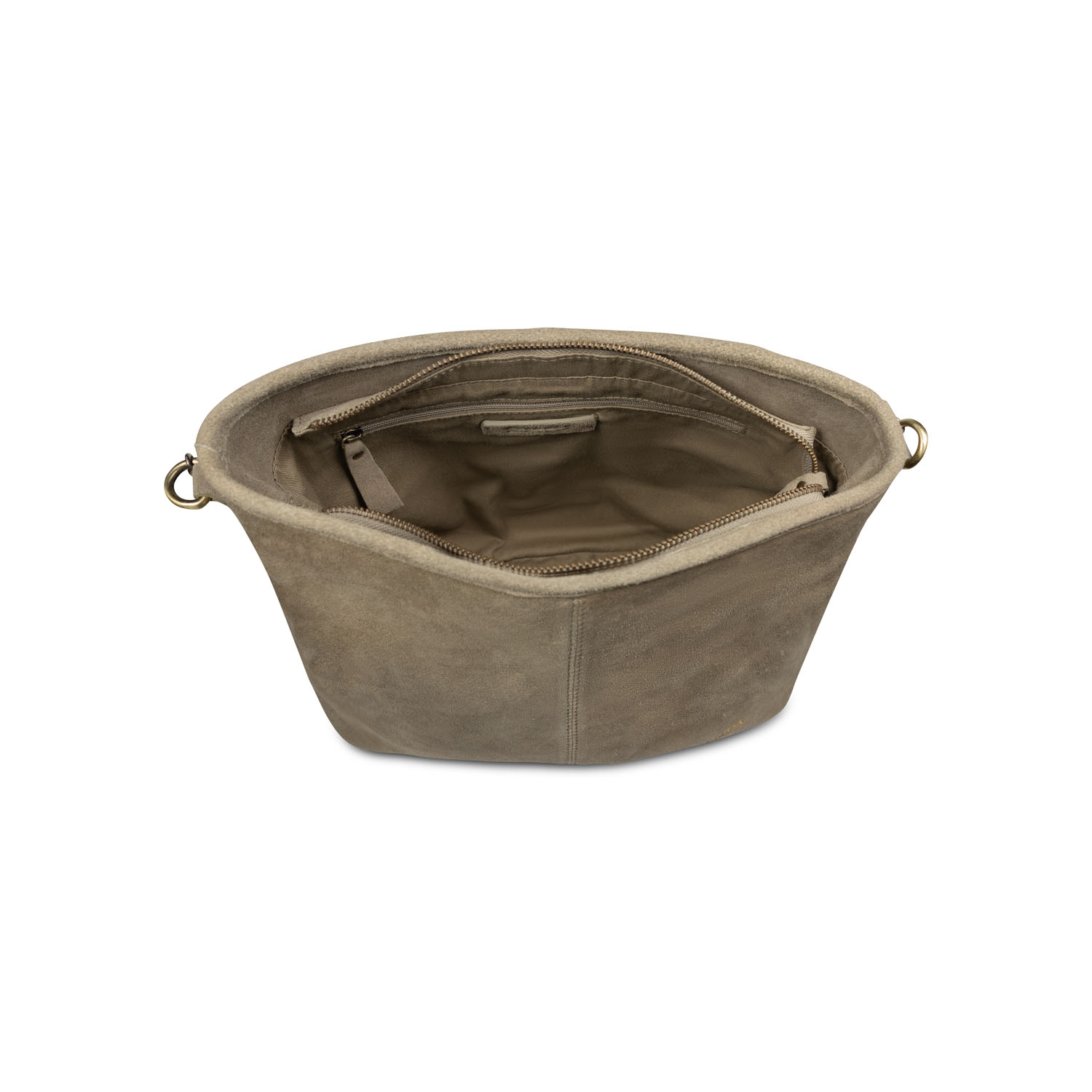 BAG2BAG Tas Sala Suede Grijs - Afbeelding 3