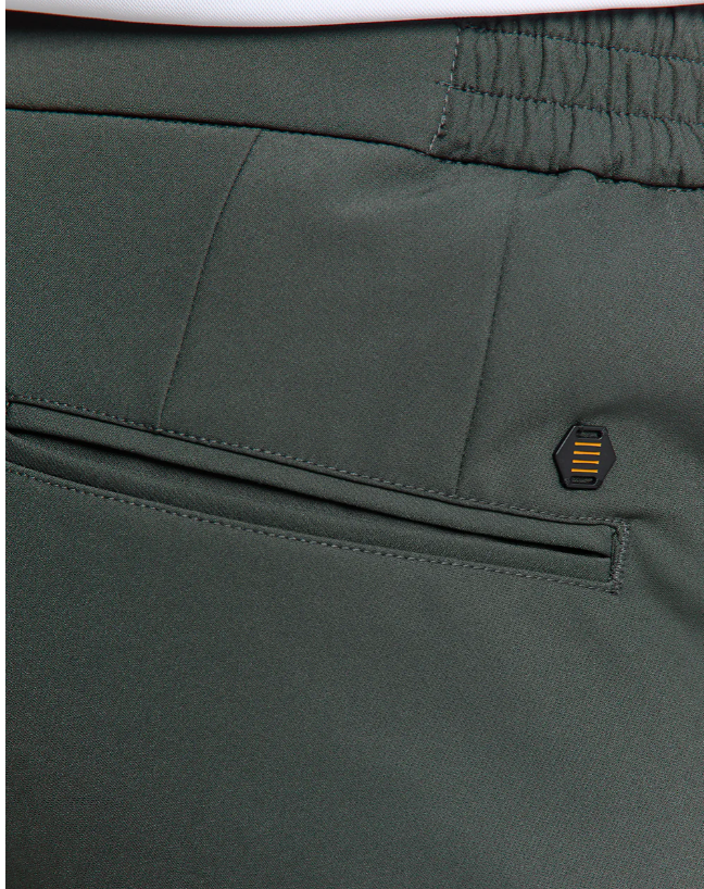 NO EXCESS Stretch Chino Heren Broek Sedoc Dark Steel Grijs  - Afbeelding 4