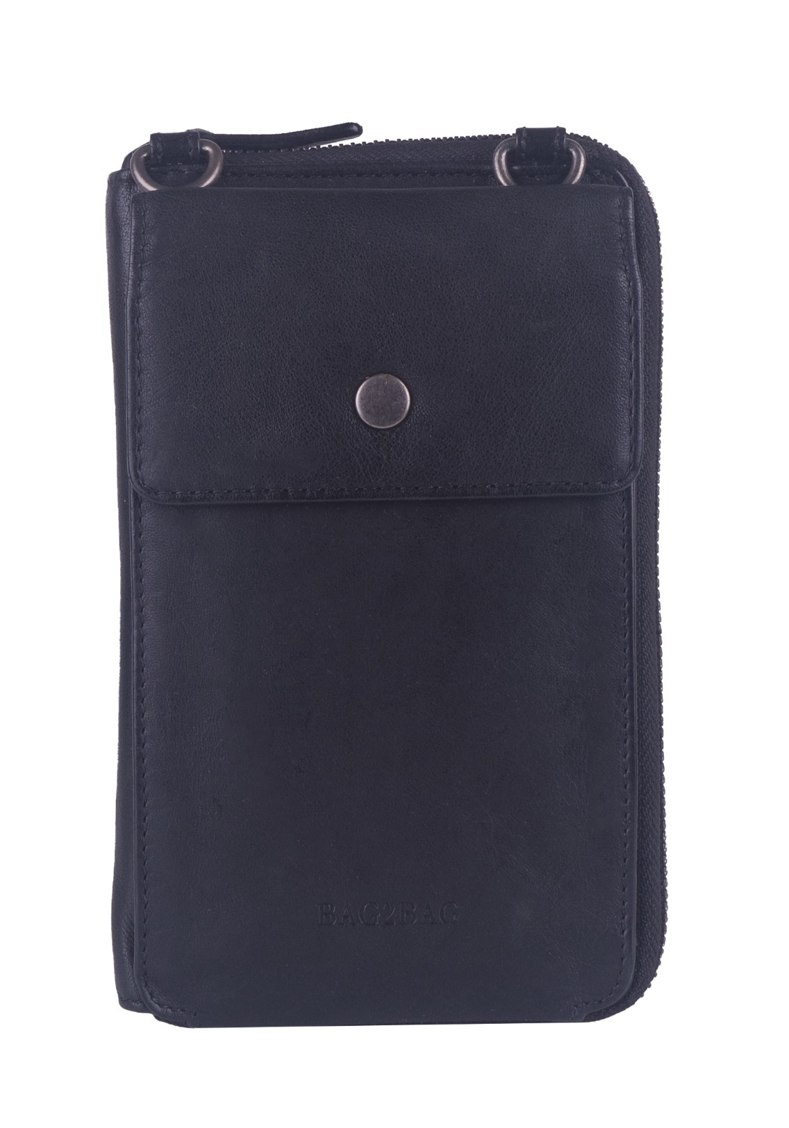 BAG2BAG Portemonnee Tas Sorso Zwart 