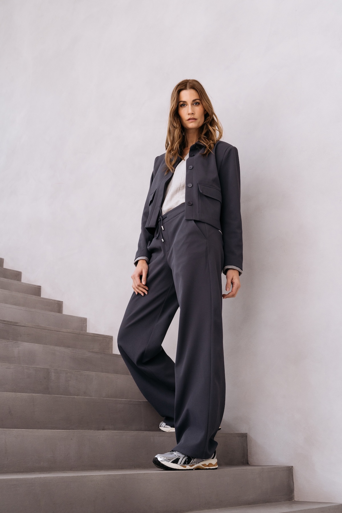 PURE BY ZIZO Dames Broek Femm Antraciet  - Afbeelding 2