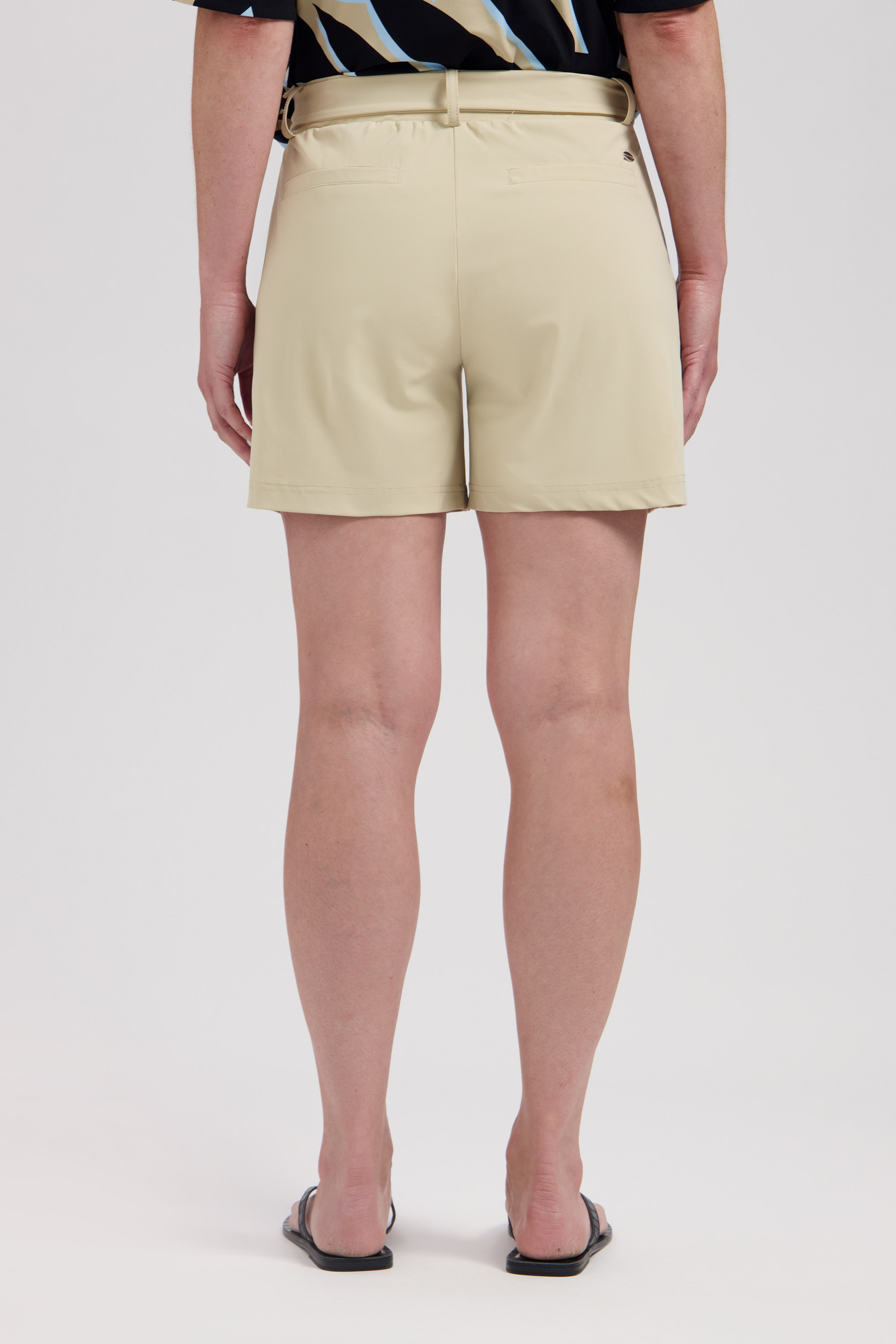 LADY DAY Dames Travel Korte Broek Shorty Shell Zandkleur - Afbeelding 2