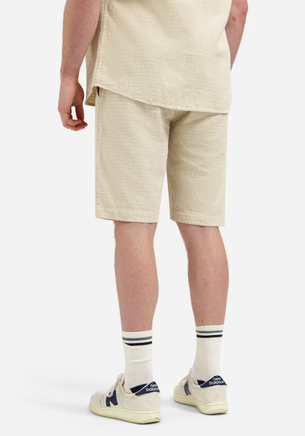 NO EXCESS Heren Korte Broek Jacquard Zandkleur  - Afbeelding 2