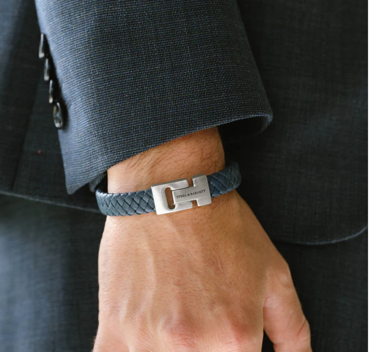 STEEL&BARNETT Herenarmband Harrison Blauw  - Afbeelding 2